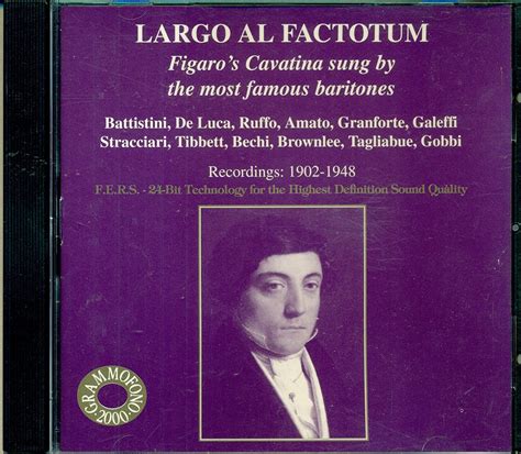 Largo Al Factotum Battestini Ruffo Tibbett Rossinigioacchino