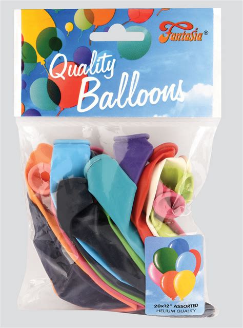 12 Assorted Balloons 20s