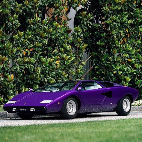 Alessandro Italy On Instagram “deep Purple” Lamborghini Countach