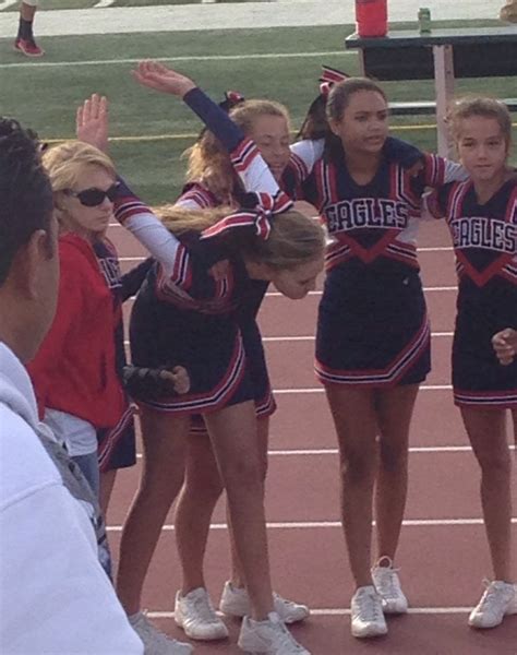 Watching Delaney Gates Cheer For The Pleasant Grove Jr Eagles Playoff