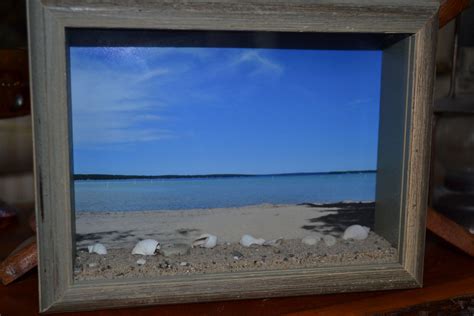 Shadow Box I Made With A Photo I Took Of The Beach Where Me And My