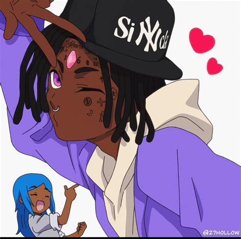 Cartoon Fan Black Cartoon Girl Cartoon Anime Rapper Rapper Art