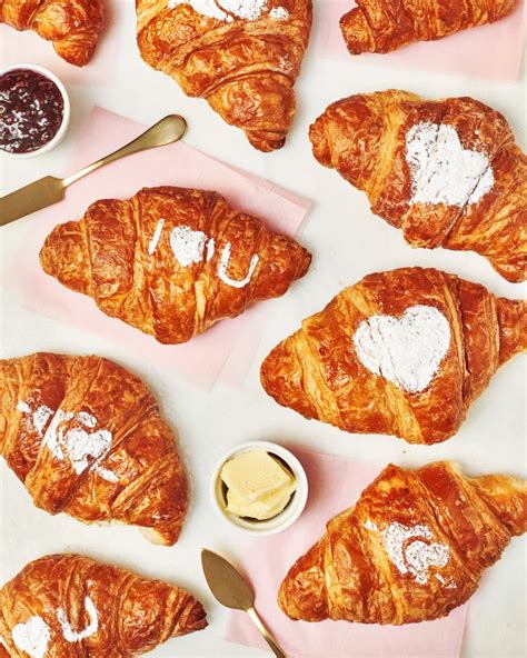 Extra Sweet Croissants 13 Adorable Galentines Day Brunch Ideas
