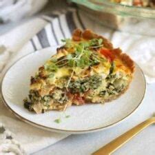 Mediterranean Vegetable Quiche Easy Delicious Vegetarian Quiche