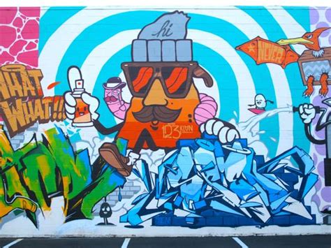 123klan Scien Klor Grafitti Art Graffiti Art Art Sidewalk Art