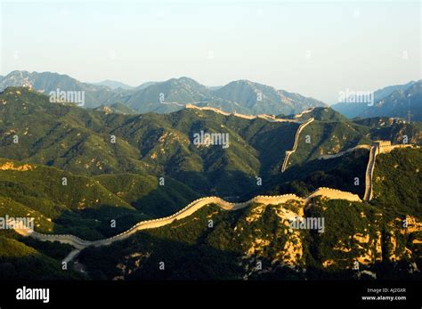 Great Wall Of China At Badaling First Built During The Ming Dynasty