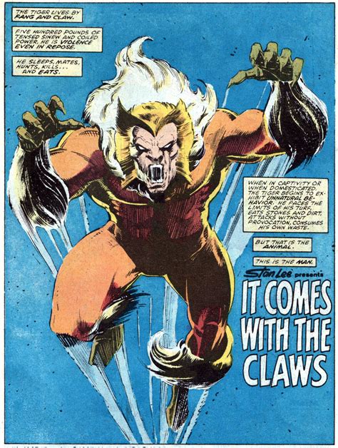 Sabretooth It Comes With Claws Comic Book Heroes Comic Book Cover