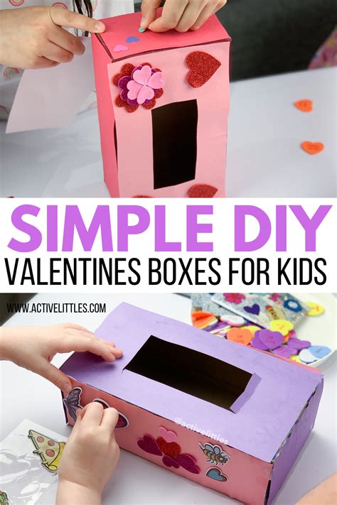 Simple Diy Valentines Boxes For Kids Active Littles