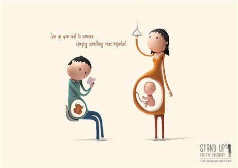 stand up for the pregnant on behance