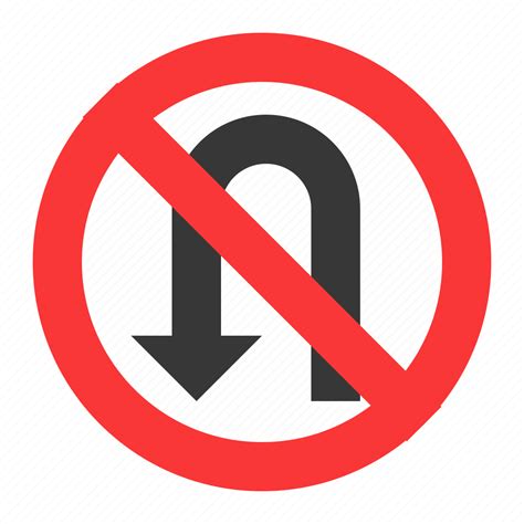 Guide No U Turn Prohibitory Road Sign Traffic Traffic Sign