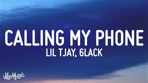 Calling My Phone Lyrics Lil Tjay Lyricshost