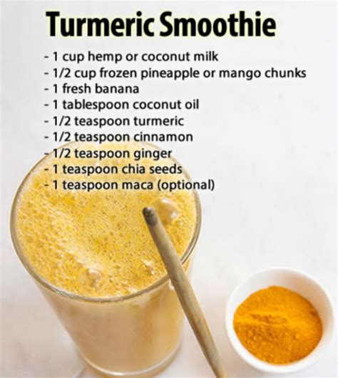 Turmeric Smoothie Recipe Unbelievably Tasty And Powerful Antioxidant