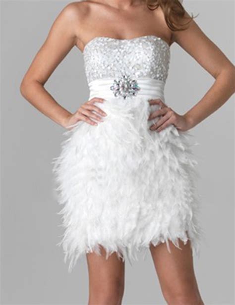 Popular White Feather Dress Buy Cheap White Feather Dress Lots From