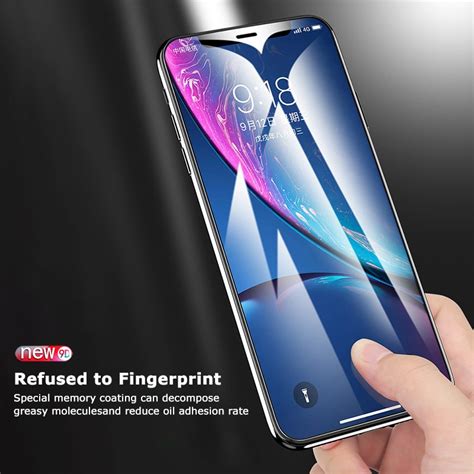 pushingbest 9d full cover soft hydrogel film foriphonex xr xs max screen protector on the