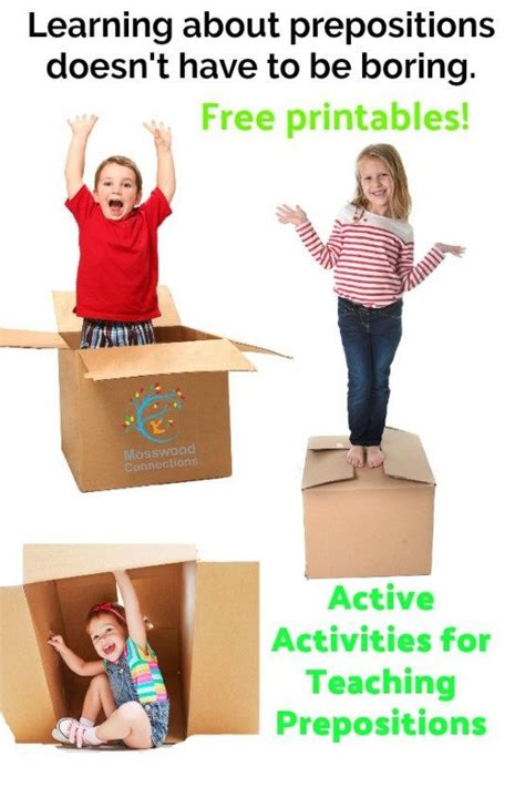 fun activities  teaching prepositions mosswood connections