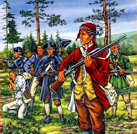 American Militia During The War Of Independence American Indian Wars