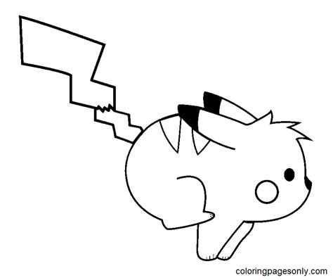 Cute Baby Pikachu Coloring Pages Pikachu Coloring Pages Coloring