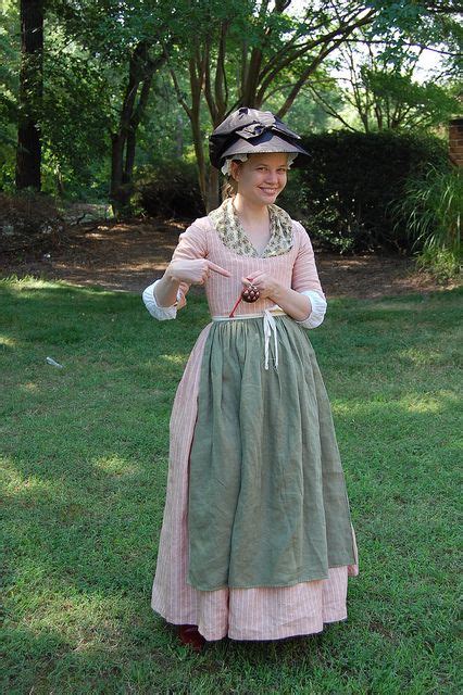 Striped Linen Round Gown 18th Century Fashion 18th Century Clothing 18th Century Costume