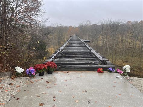 Wrtv A Memorial Is Forming At The Monon High Bridge In Facebook