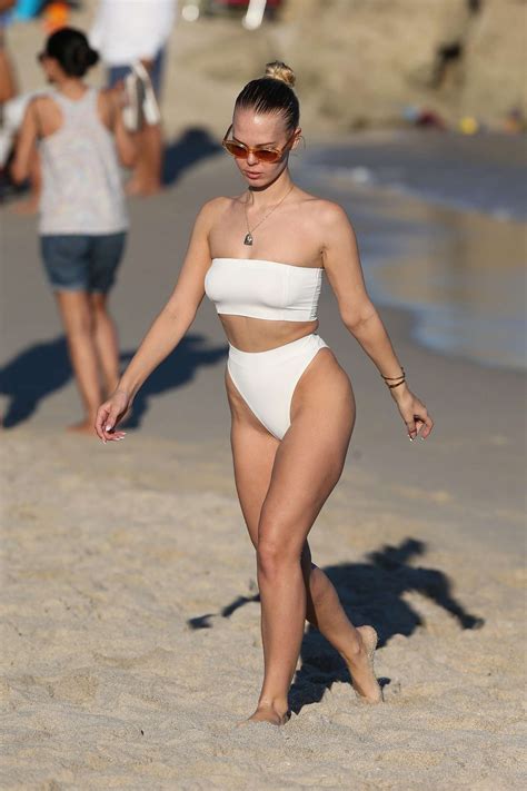 Bianca Elouise In White Bikini Gotceleb