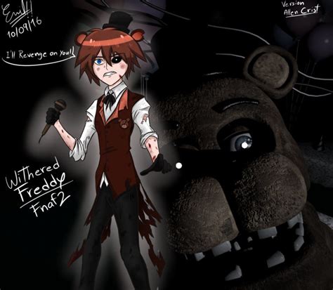 Fnaf 2 Withered Freddy Fan Art By Emil Inze Anime Fnaf Fnaf Fan Art