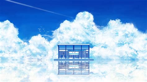 1920x1080 1920x1080 Anime Artwork Fantasy Art Clouds Sky Wallpaper
