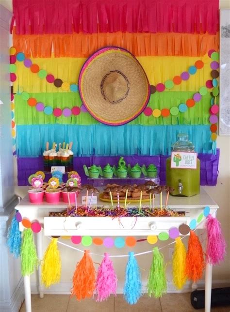 Colorful Fiesta Birthday Party Karas Party Ideas Mexican Birthday