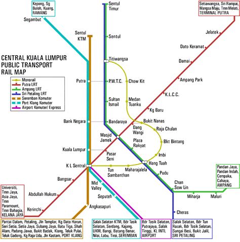 This is also the most accessible station in terms of. KUALA LUMPUR TRANSPORT MAP - Yala's Place of Freebies