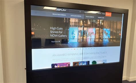 Video Wall Display Interactive Wall Pro Display