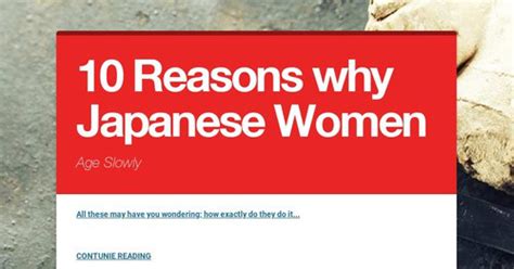 10 Reasons Why Japanese Women