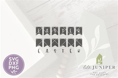 Easter Banner SVG | Farmhouse Easter SVG - So Fontsy