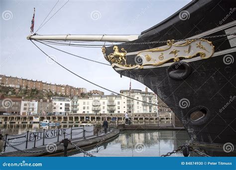 Ss Great Britain The Bow Of This Historic Ship In Bristol Uk Editorial