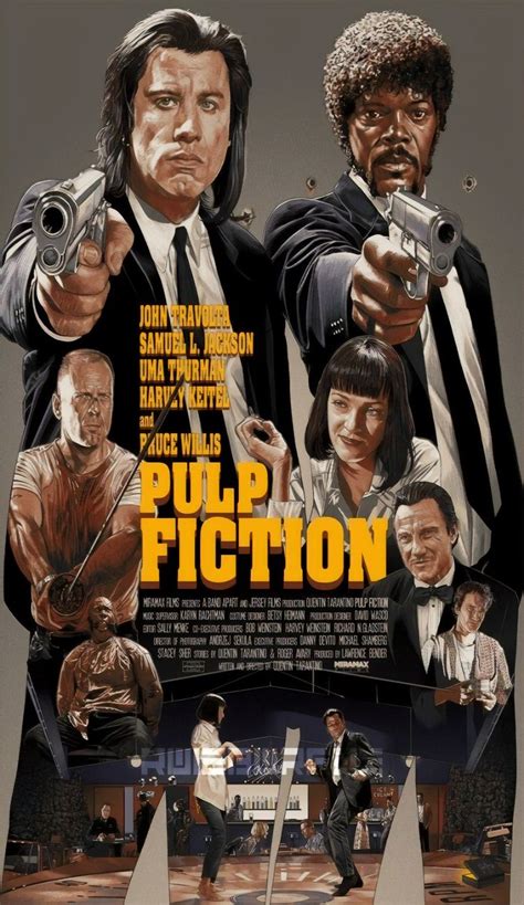 Best Quality Poster Of Pulp Fiction Pulp Fiction Mondo Posters Film