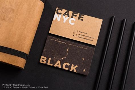Kraft business cards are printed on 100% recycled paper. Brown Kraft Business Cards