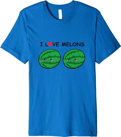 i love melons premium t shirt clothing
