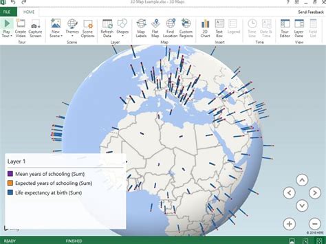 How To Use 3d Maps In Excel Dummies