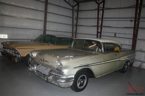 No Reserve Rare 347 Tri Power 1957 Pontiac 2 Door Ht Project Chevy