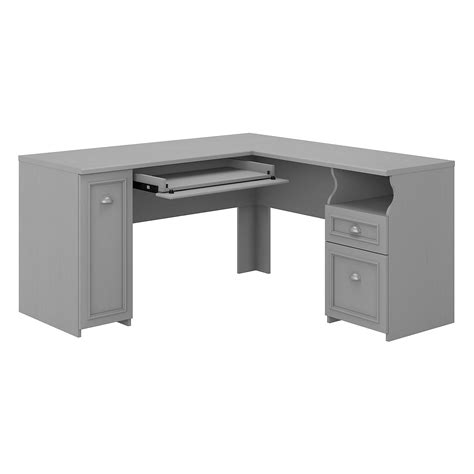 Bush Furniture Fairview 60w L Shaped Desk With Drawers And Storage