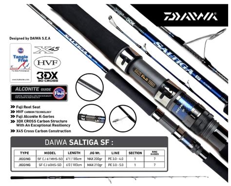 DAIWA Saltiga SF CJ LJ Jigging Rod New 2024 Lazada