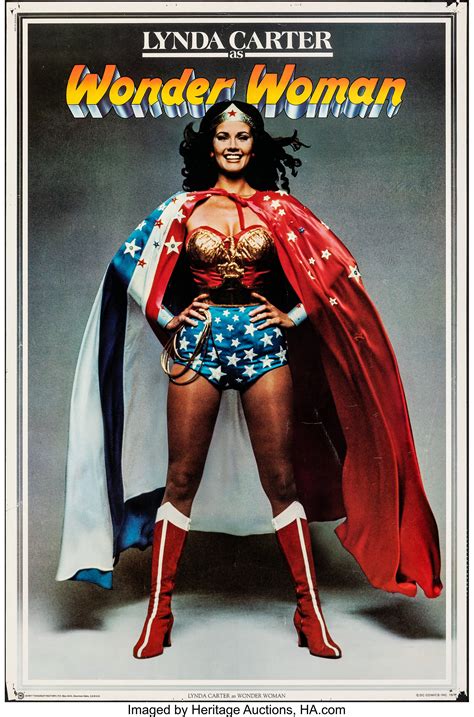 Lynda Carter As Wonder Woman 1977 Rolled Fine Very Fine Lot 51299 Heritage Auctions