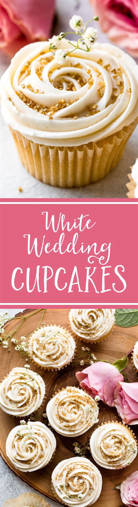 Diamond crystal or ½ tsp. Soft and fluffy vanilla wedding cupcakes topped with champagne frosting! Perfect for any wedding ...