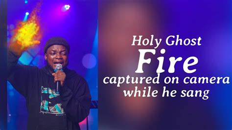 Shocking Holy Ghost Fire Captured On Ministers Hand While He Sang