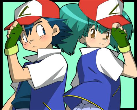 Ash Ketchum And Duplica Pokemon And 2 More Drawn By Amada Danbooru