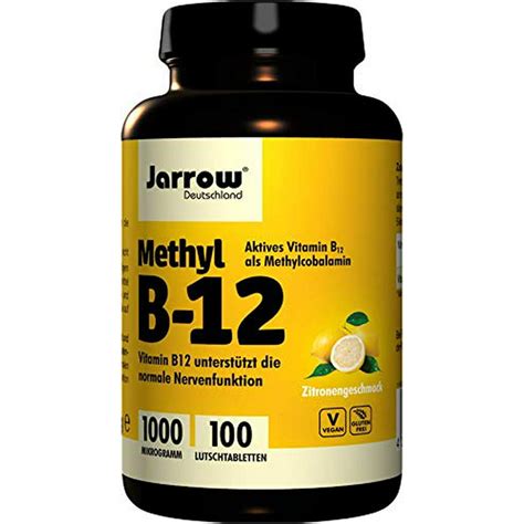 Jarrow Formulas Methylcobalamin Methyl B12 Supports Brain Cells And