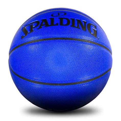 Personalised Blue Spalding Basketball
