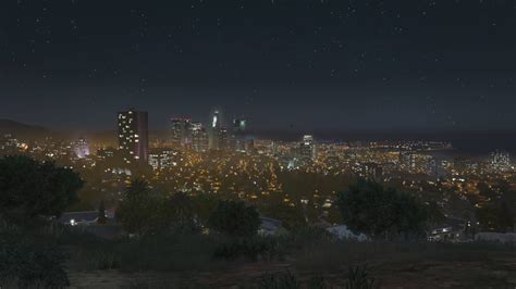 3840x2160 preview wallpaper grand theft auto v, los santos, michael, art. Los Santos at Night by OO87adam on DeviantArt