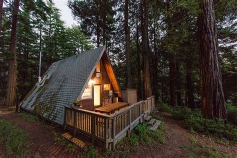 cozy a frame cabin in the redwoods 18 บานสไตล