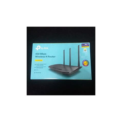 Wireless Router Tp Link Tl Wr940n 450mbps 10100mbps 3 Antena Hitam