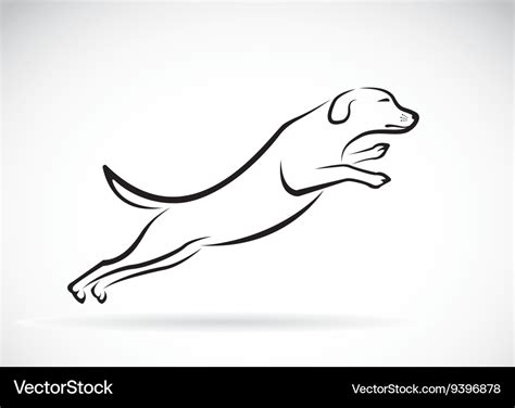 Image An Dog Jumping Royalty Free Vector Image