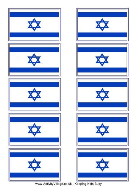 Israel Flag Printable Flag Printable Israel Flag School Art Activities